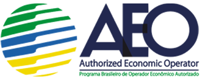 Logo da certificação OEA, da Receita Federal